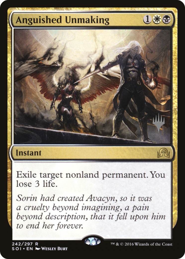 Image of Anguished Unmaking (PPTHB-242) - Shadows over Innistrad Promos Foil