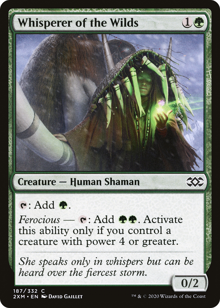 Image of Whisperer of the Wilds (2XM-187) - Double Masters Foil