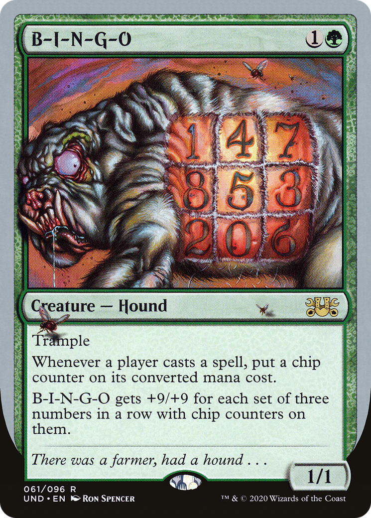 Image of B-I-N-G-O (UND-061) - Unsanctioned