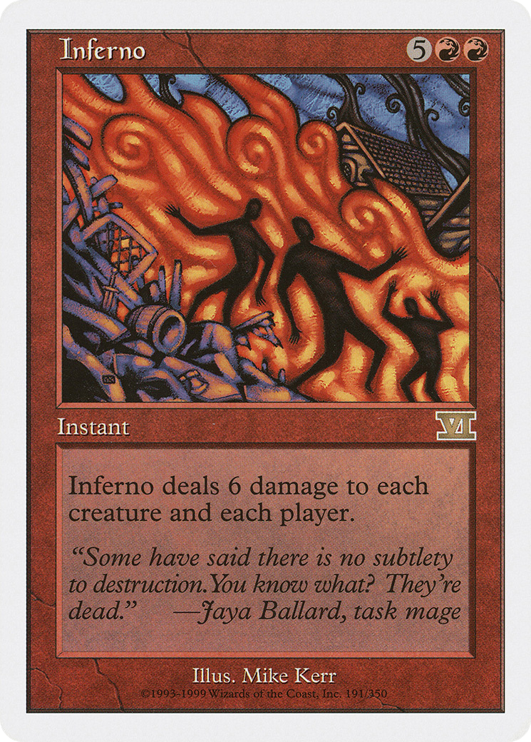 Image of Inferno (6ED-191) - Classic Sixth Edition