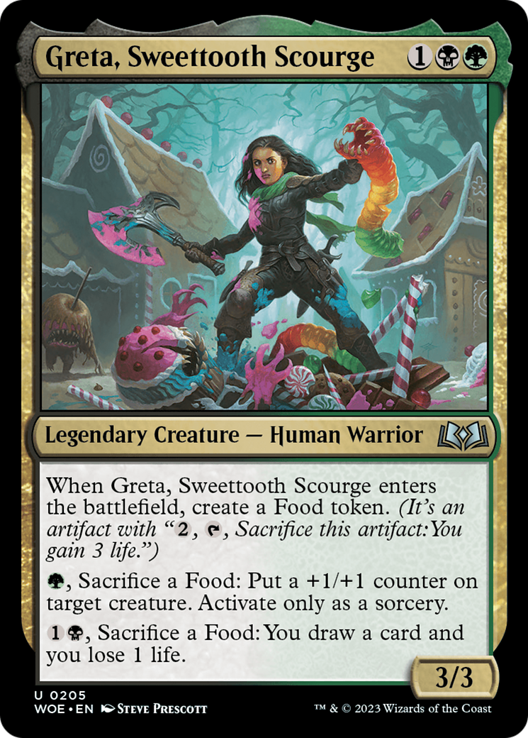 Image of Greta, Sweettooth Scourge (WOE-205) - Wilds of Eldraine Foil