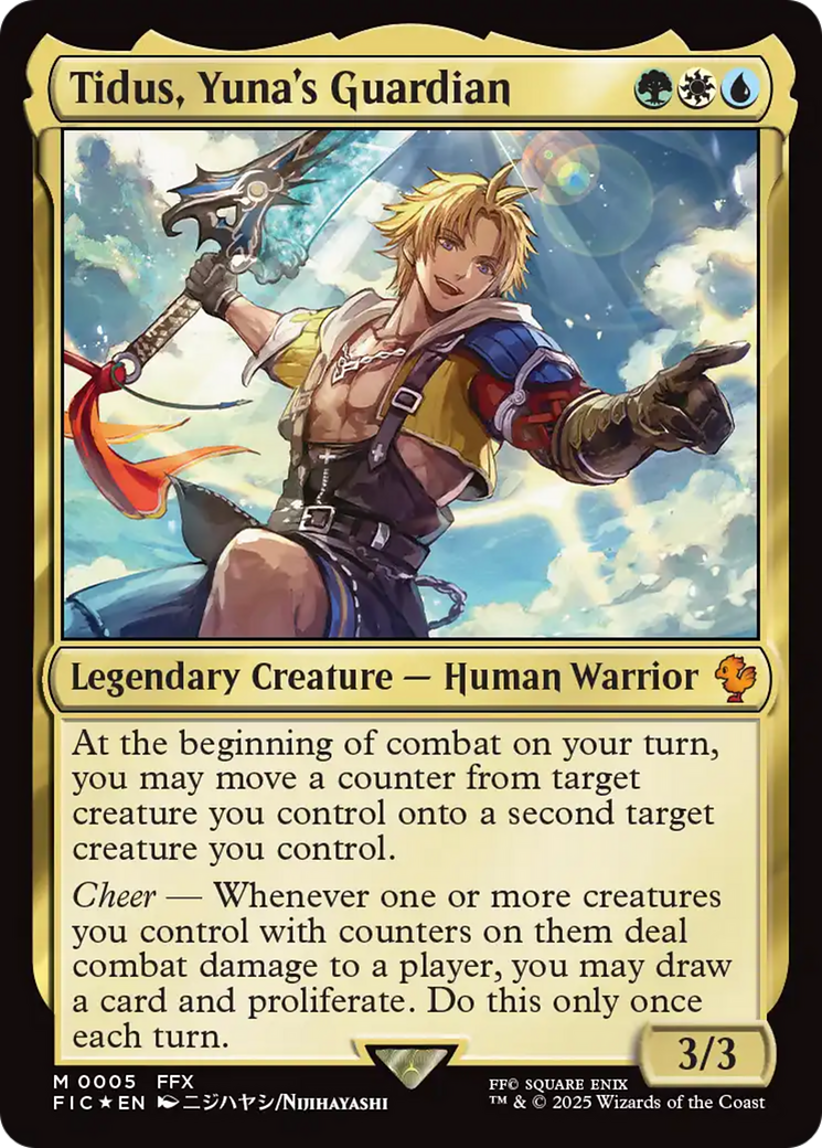 Image of Tidus, Yuna's Guardian (FIC-005) - Commander: FINAL FANTASY