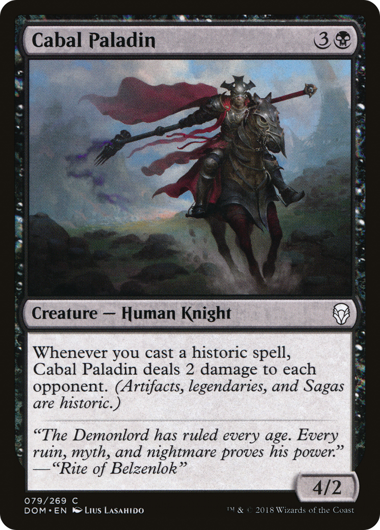 Image of Cabal Paladin (DOM-079) - Dominaria Foil