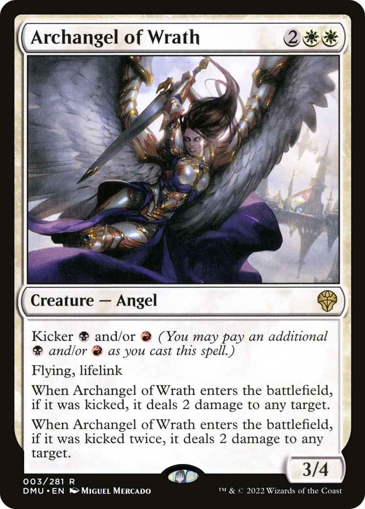 Image of Archangel of Wrath (DMU-003) - Dominaria United