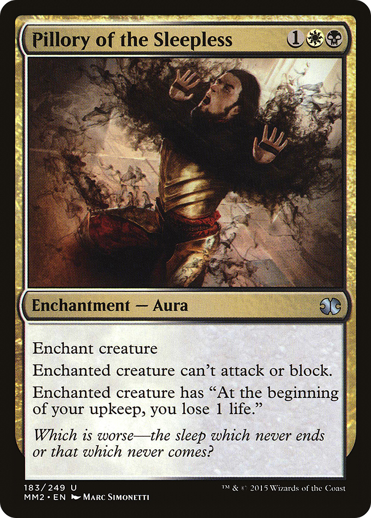 Image of Pillory of the Sleepless (MM2-183) - Modern Masters 2015