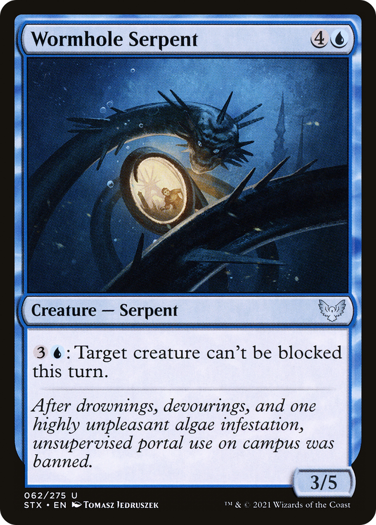 Image of Wormhole Serpent (STX-062) - Strixhaven: School of Mages