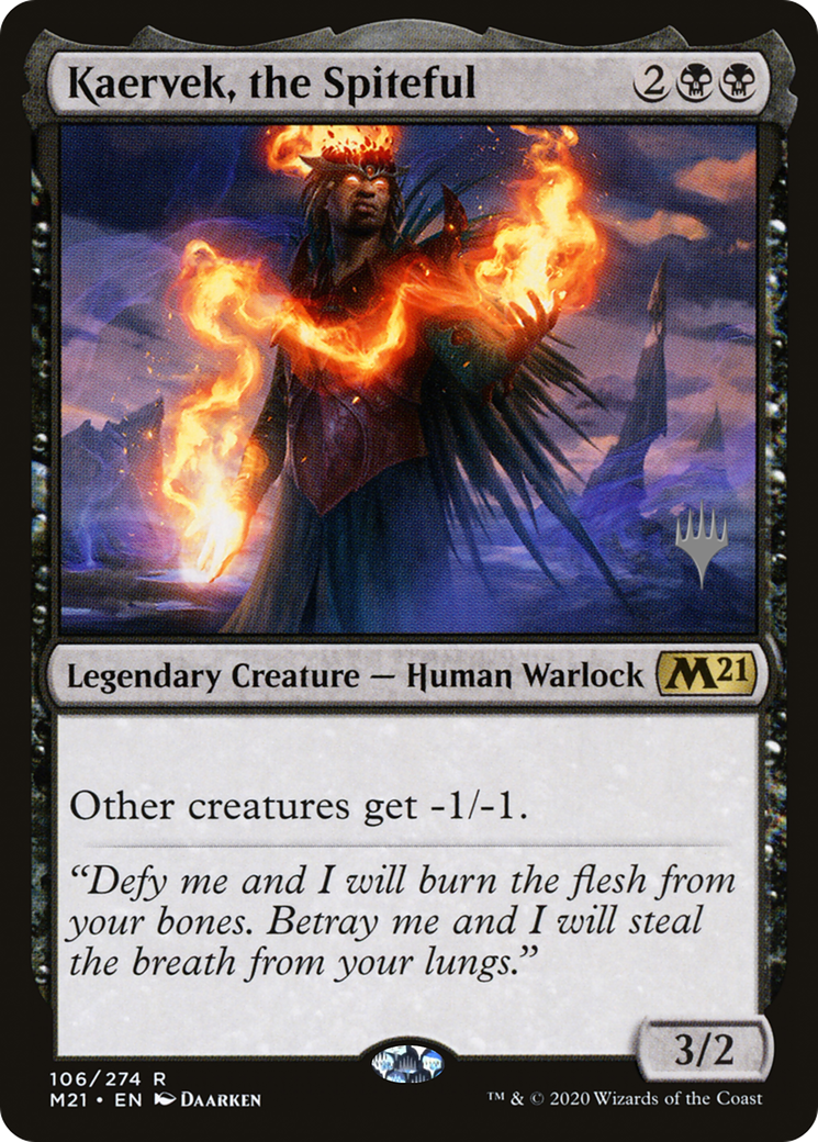 Image of Kaervek, the Spiteful (PPM21-106P) - Core Set 2021 Promos
