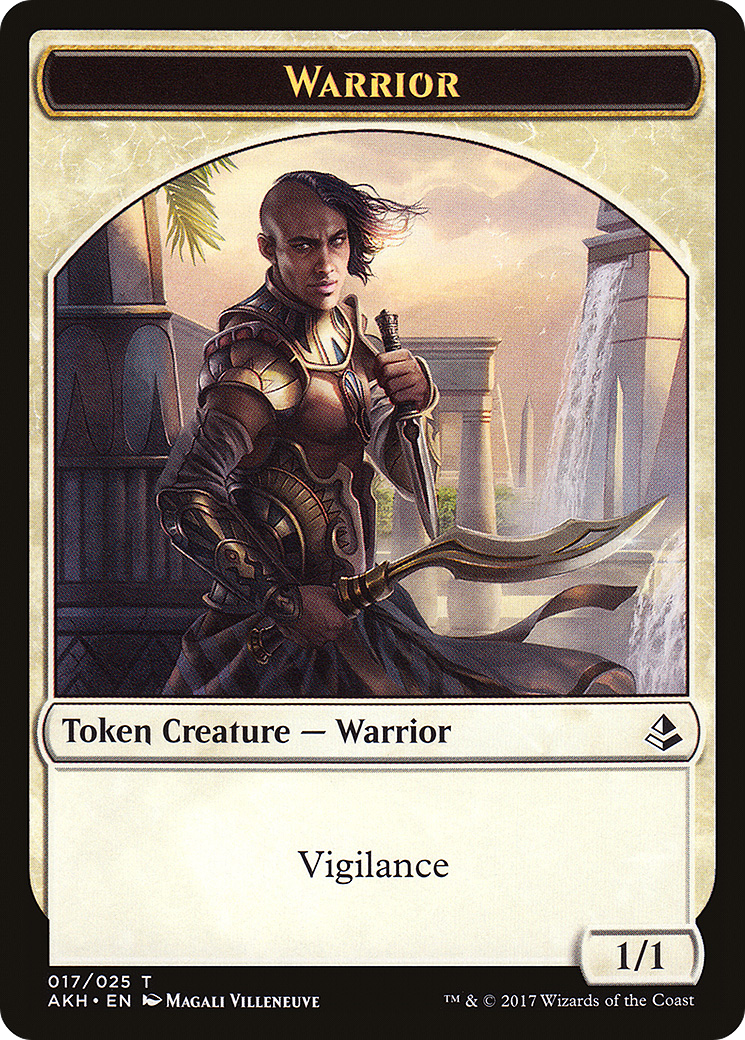 Image of Warrior Token (AKH-017) - Amonkhet Tokens