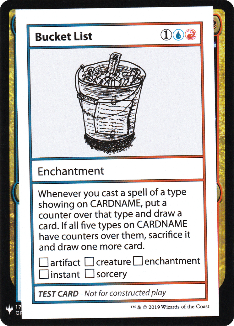 Image of Bucket List (CMB1-) - Mystery Booster Playtest Cards 2019