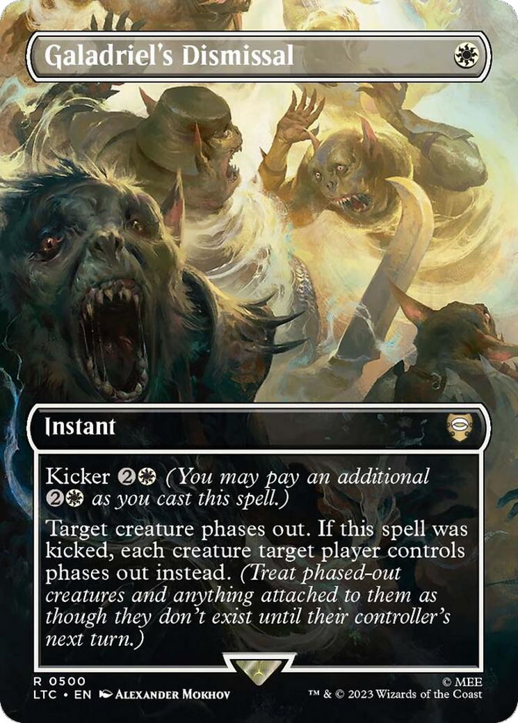 Image of Galadriel's Dismissal (Borderless) (LTC-500) - Tales of Middle-earth Commander (Borderless)