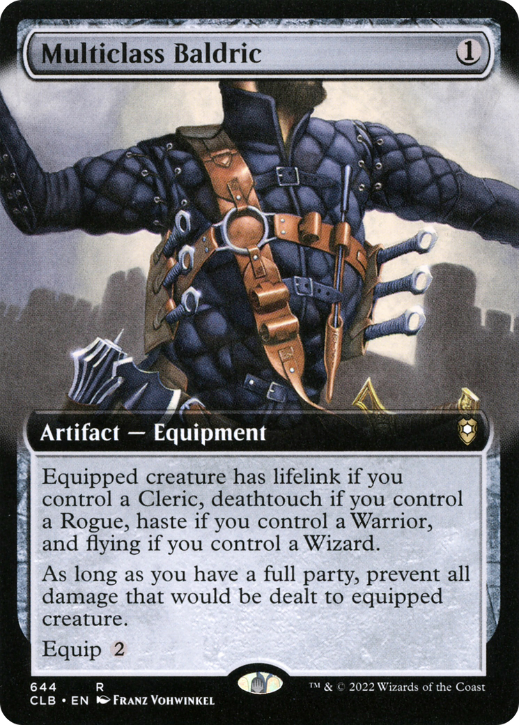 Image of Multiclass Baldric (Extended Art) (CLB-644) - Commander Legends: Battle for Baldur's Gate: (Extended Art)