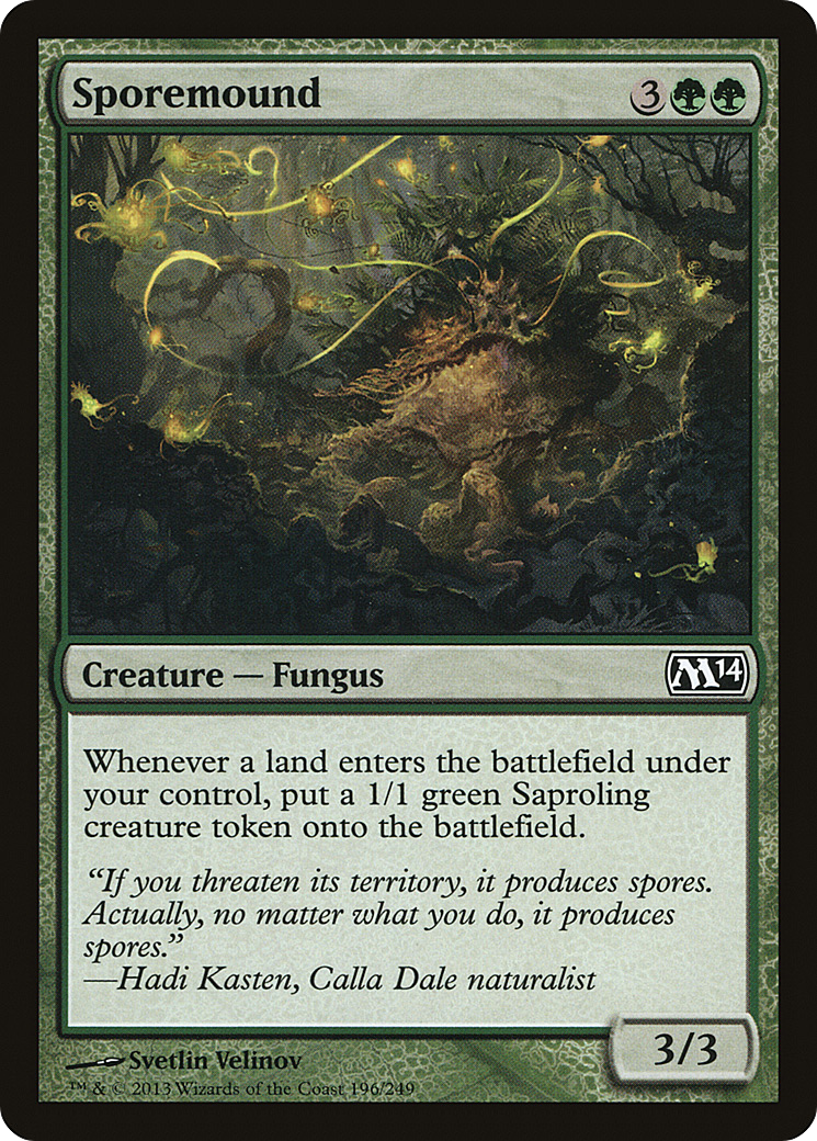Image of Sporemound (M14-196) - Magic 2014 Foil