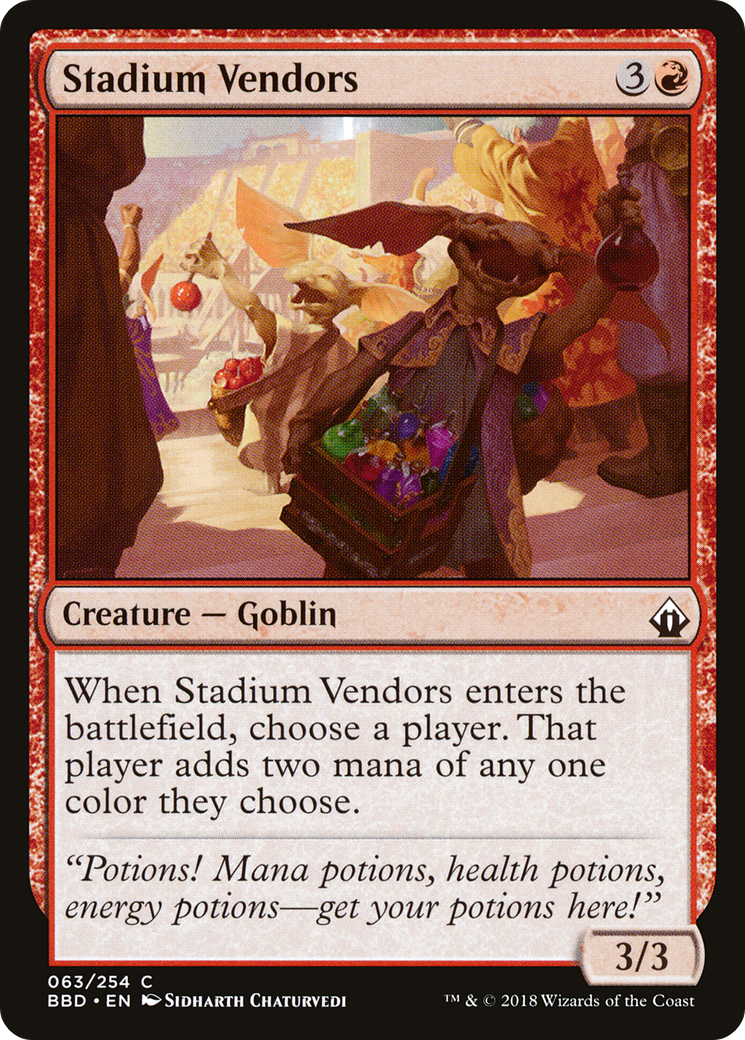 Image of Stadium Vendors (BBD-063) - Battlebond Foil
