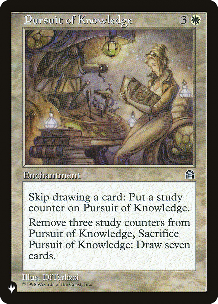 Image of Pursuit of Knowledge (LIST-) - The List