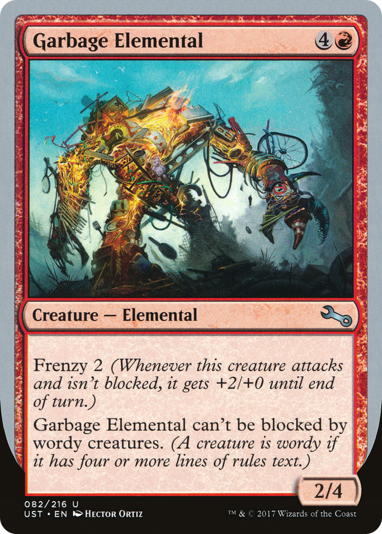 Image of Garbage Elemental (A) (UST-82A) - Unstable
