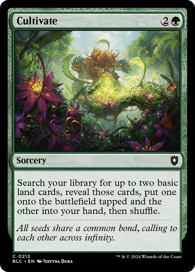 Image of Cultivate (BLC-212) - Bloomburrow Commander