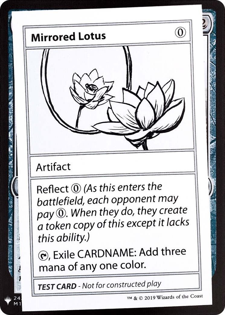 Image of Mirrored Lotus (CMB1-) - Mystery Booster Playtest Cards 2019