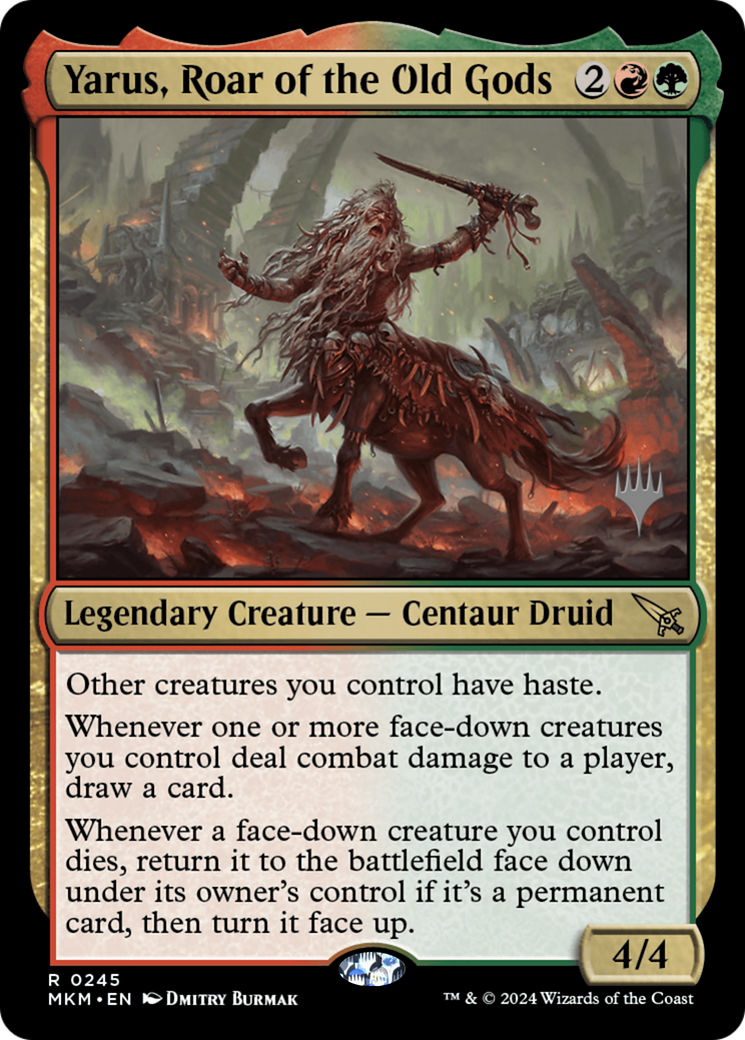 Image of Yarus, Roar of the Old Gods (PPMKM-245) - Murders at Karlov Manor Promos Foil