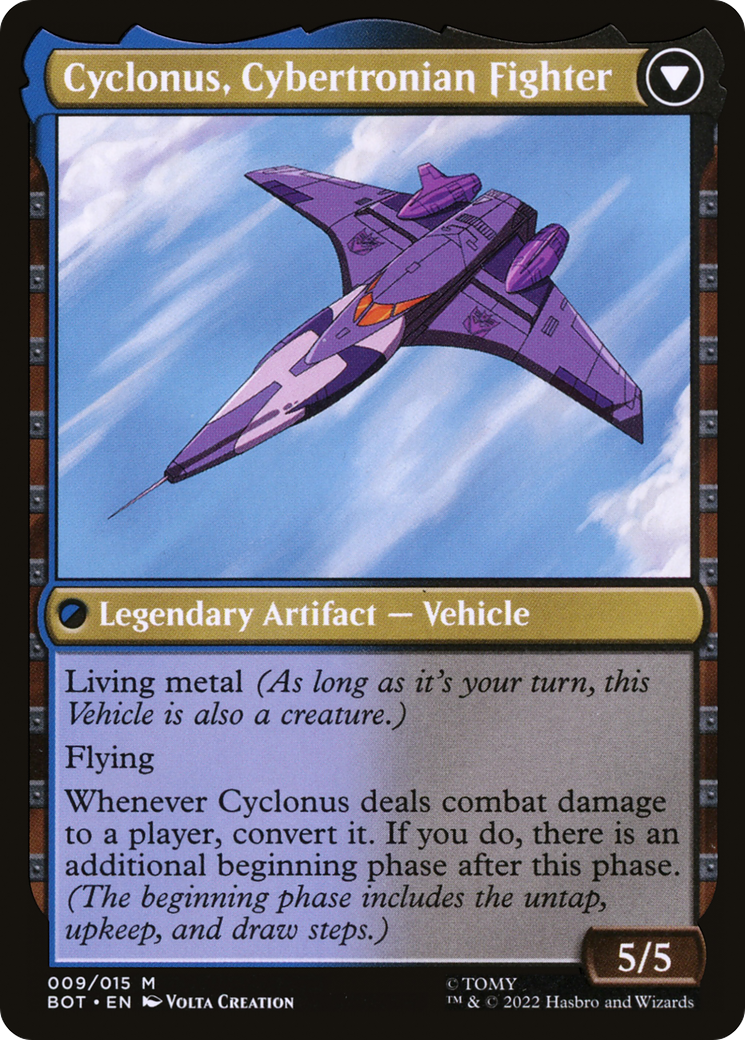 Image of Cyclonus, the Saboteur (BOT-009) - Transformers: (convertdfc)