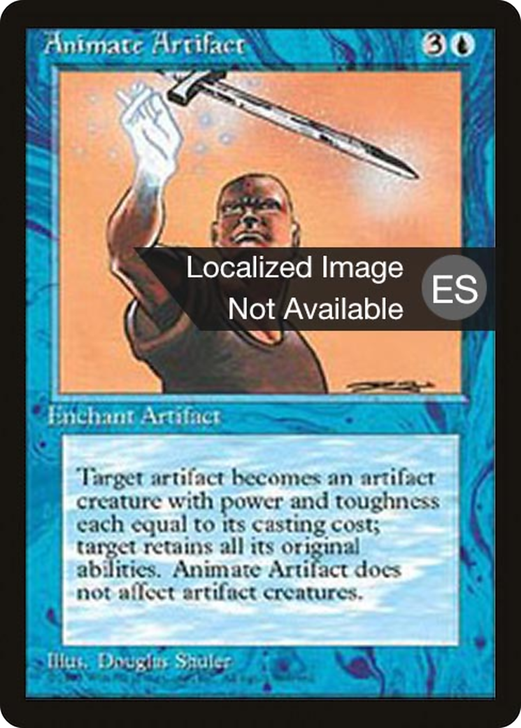Image of Animate Artifact (4BB-) - Fourth Edition Foreign Black Border