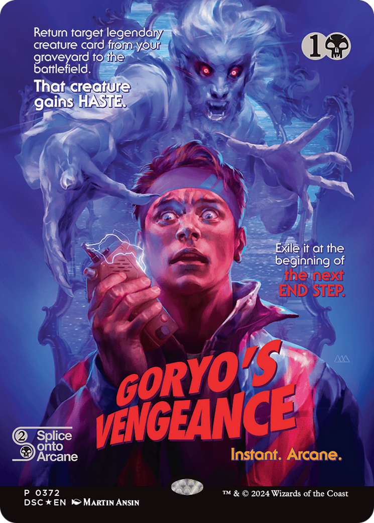 Image of Goryo's Vengeance (Showcase) (DSC-372) - Duskmourn: House of Horror Commander (Borderless) Foil