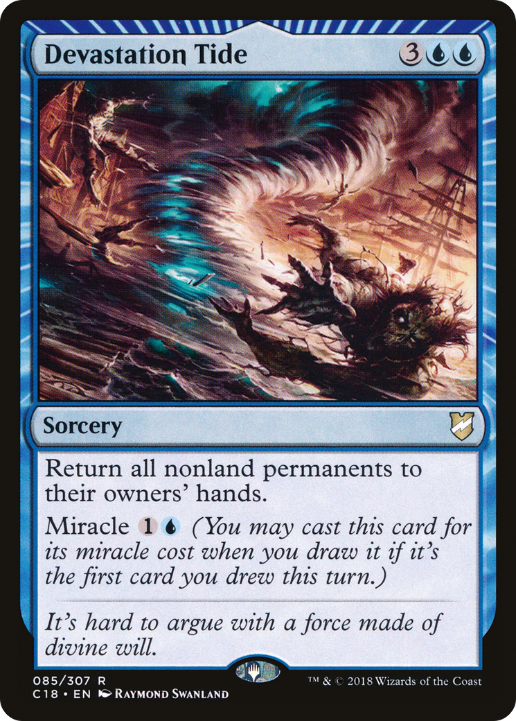 Image of Devastation Tide (C18-085) - Commander 2018: (miracle)