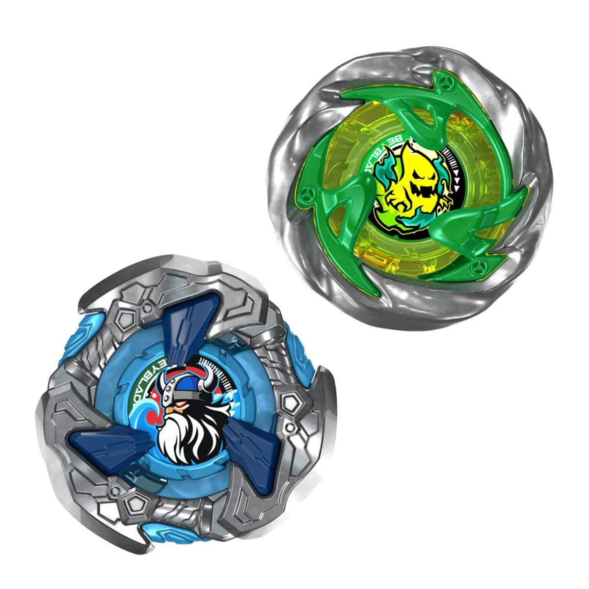 Image of Beyblade X Circle Ghost 4-60LR UX & Hack Viking 4-55O UX Dual Pack Set