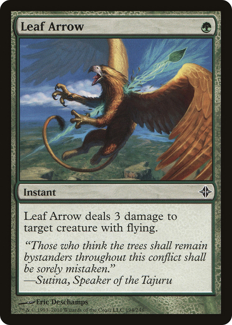 Image of Leaf Arrow (ROE-194) - Rise of the Eldrazi