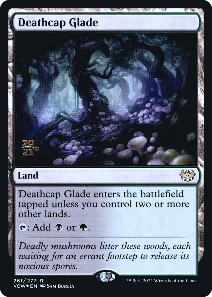 Image of Deathcap Glade (PRE-261) - Innistrad: Crimson Vow Promos Foil