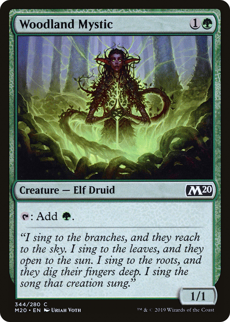 Image of Woodland Mystic (M20-344) - Core Set 2020
