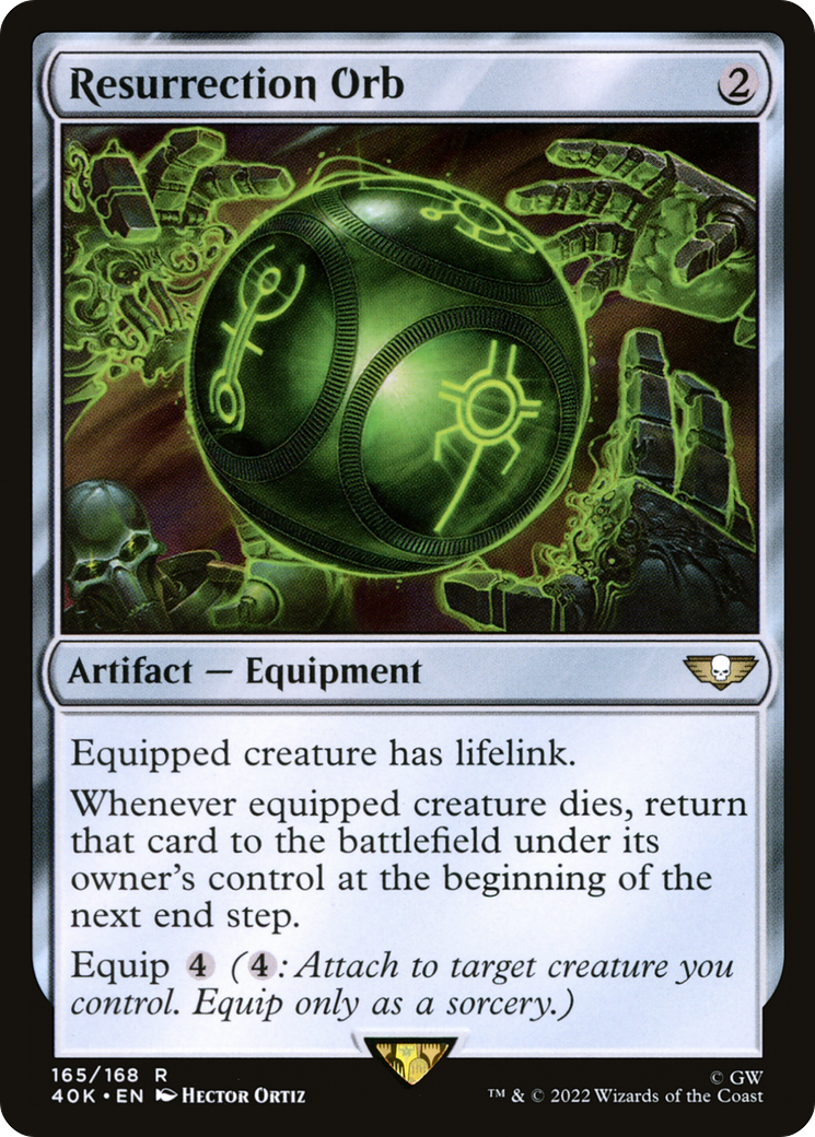 Image of Resurrection Orb (40K-165) - Warhammer 40,000 Commander