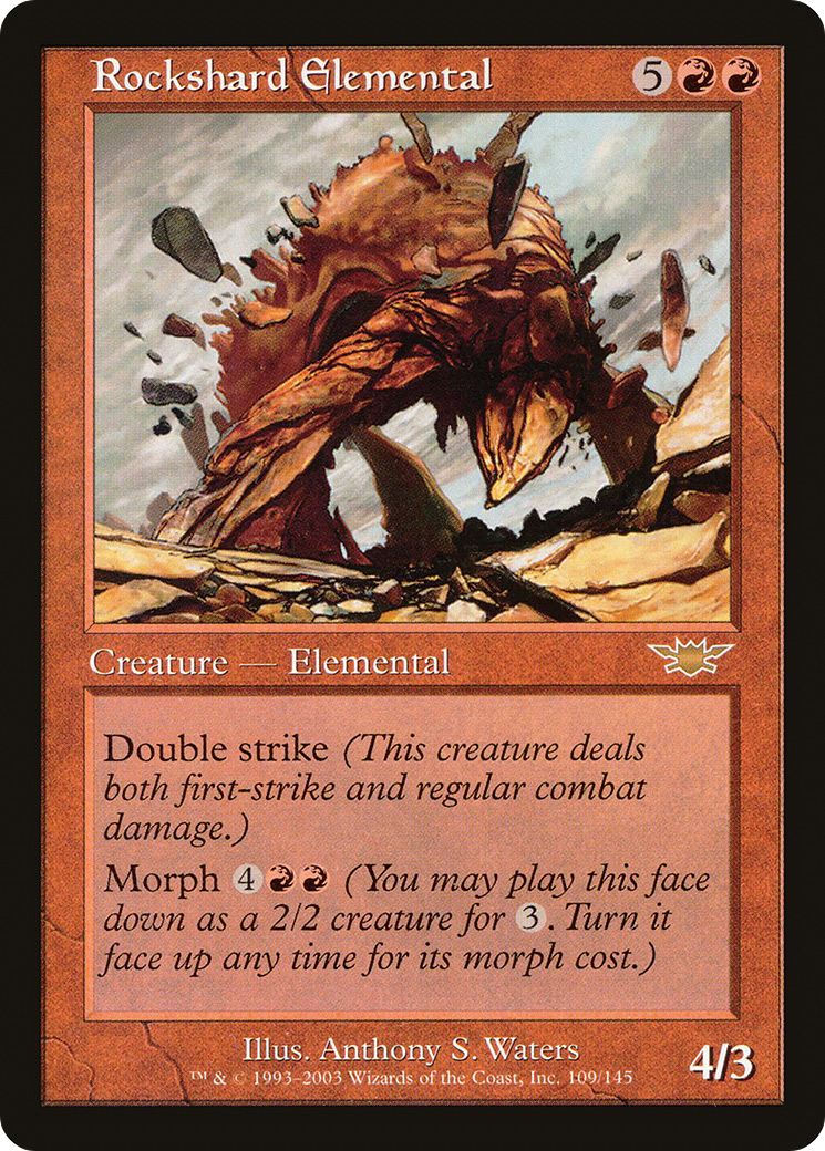 Image of Rockshard Elemental (LGN-109) - Legions Foil