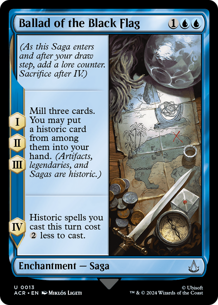 Image of Ballad of the Black Flag (ACR-013) - Assassin's Creed Foil