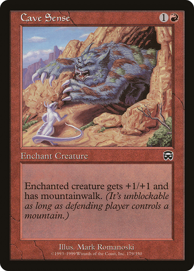 Image of Cave Sense (MMQ-179) - Mercadian Masques