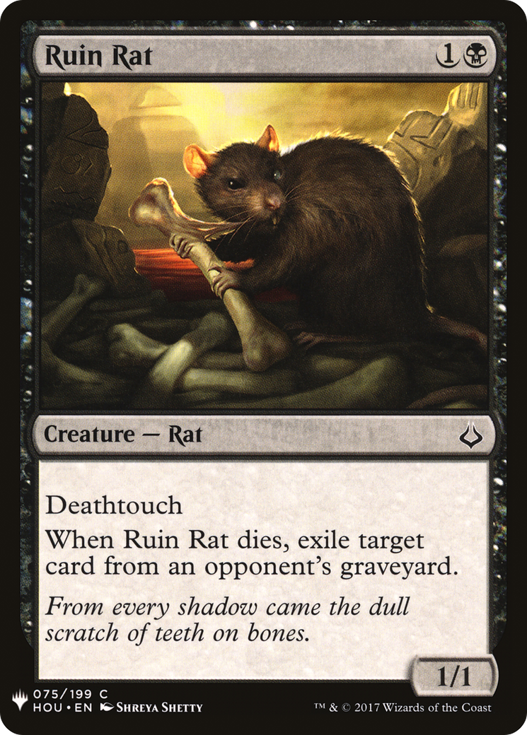 Image of Ruin Rat (LIST-075) - The List