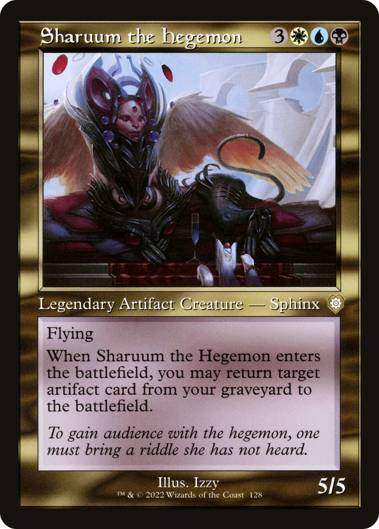 Image of Sharuum the Hegemon (Retro Frame) (BRC-128) - The Brothers' War Commander