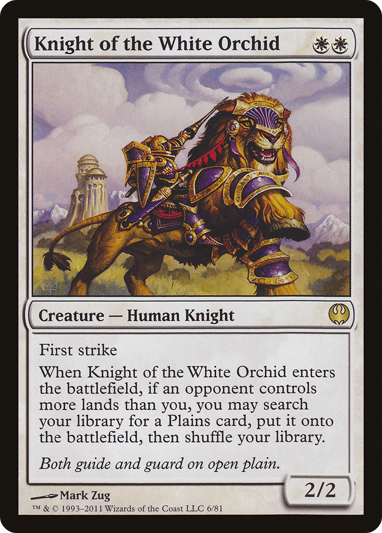 Image of Knight of the White Orchid (DDG-006) - Duel Decks: Knights vs. Dragons