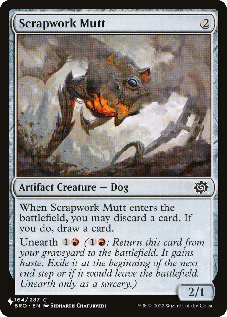 Image of Scrapwork Mutt (LIST-BRO-164) - The List