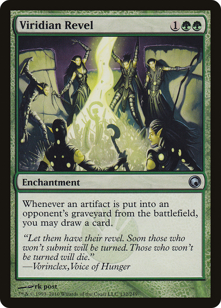 Image of Viridian Revel (SOM-132) - Scars of Mirrodin Foil