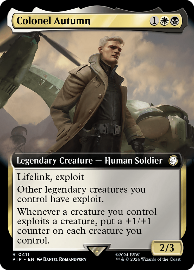 Image of Colonel Autumn (Extended Art) (PIP-411) - Fallout: (Extended Art)