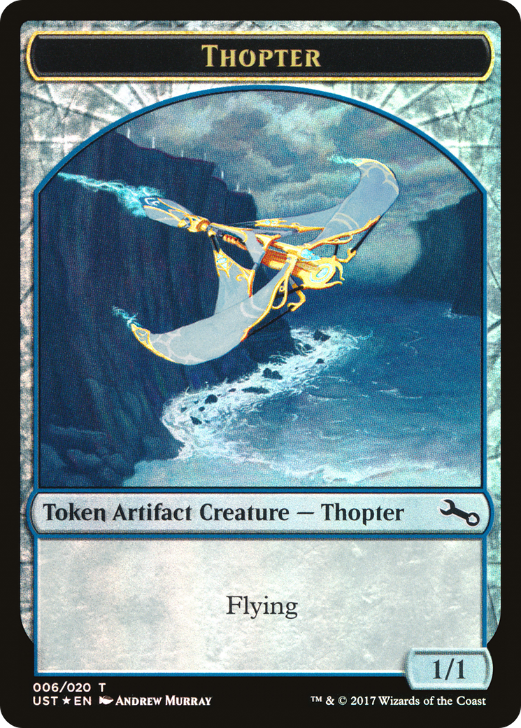Image of Thopter Token (UST-006) - Unstable Tokens Foil