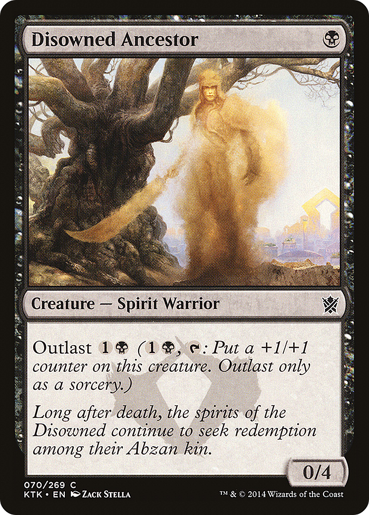 Image of Disowned Ancestor (KTK-070) - Khans of Tarkir Foil
