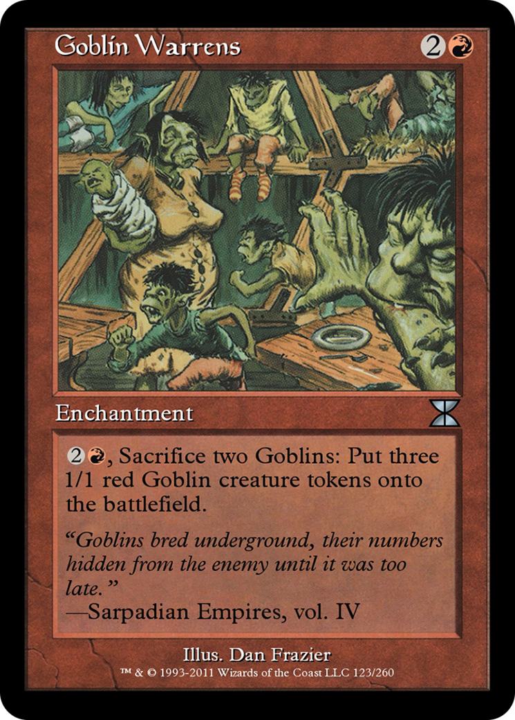 Image of Goblin Warrens (ME4-123) - Masters Edition IV