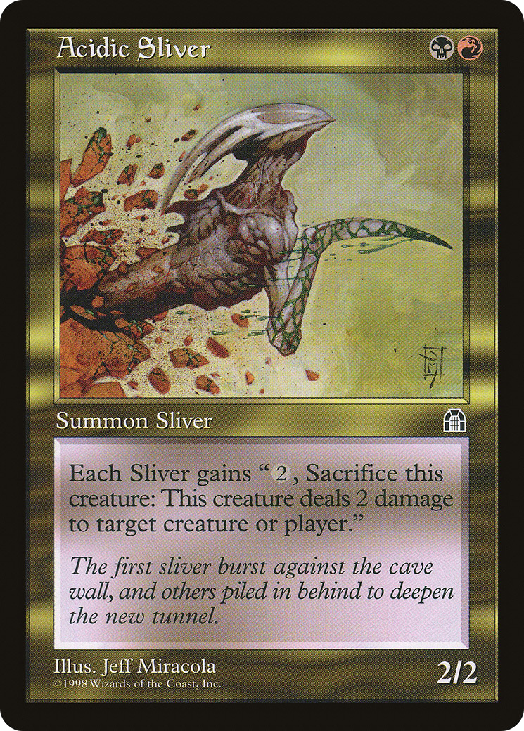 Image of Acidic Sliver (STH-) - Stronghold
