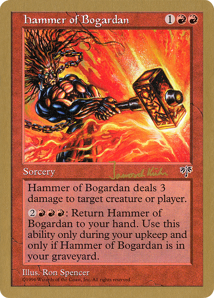 Image of Hammer of Bogardan - 1997 Janosch Kuhn (MIR) (WCD-) - World Championship Decks 1997