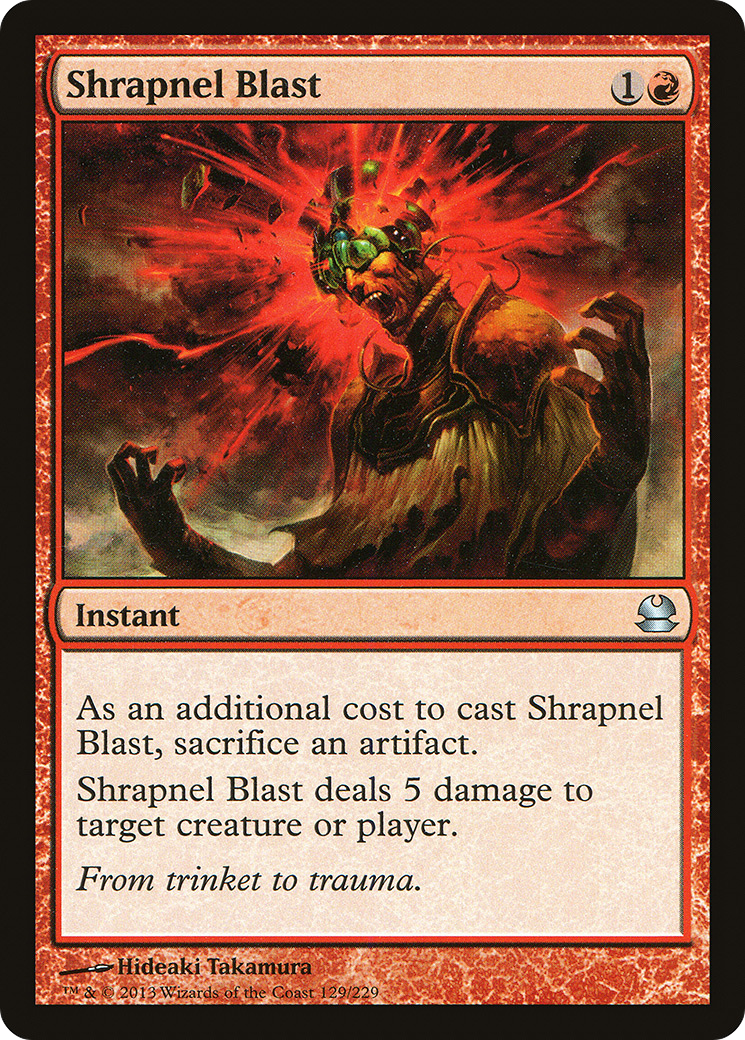 Image of Shrapnel Blast (MMA-129) - Modern Masters Foil