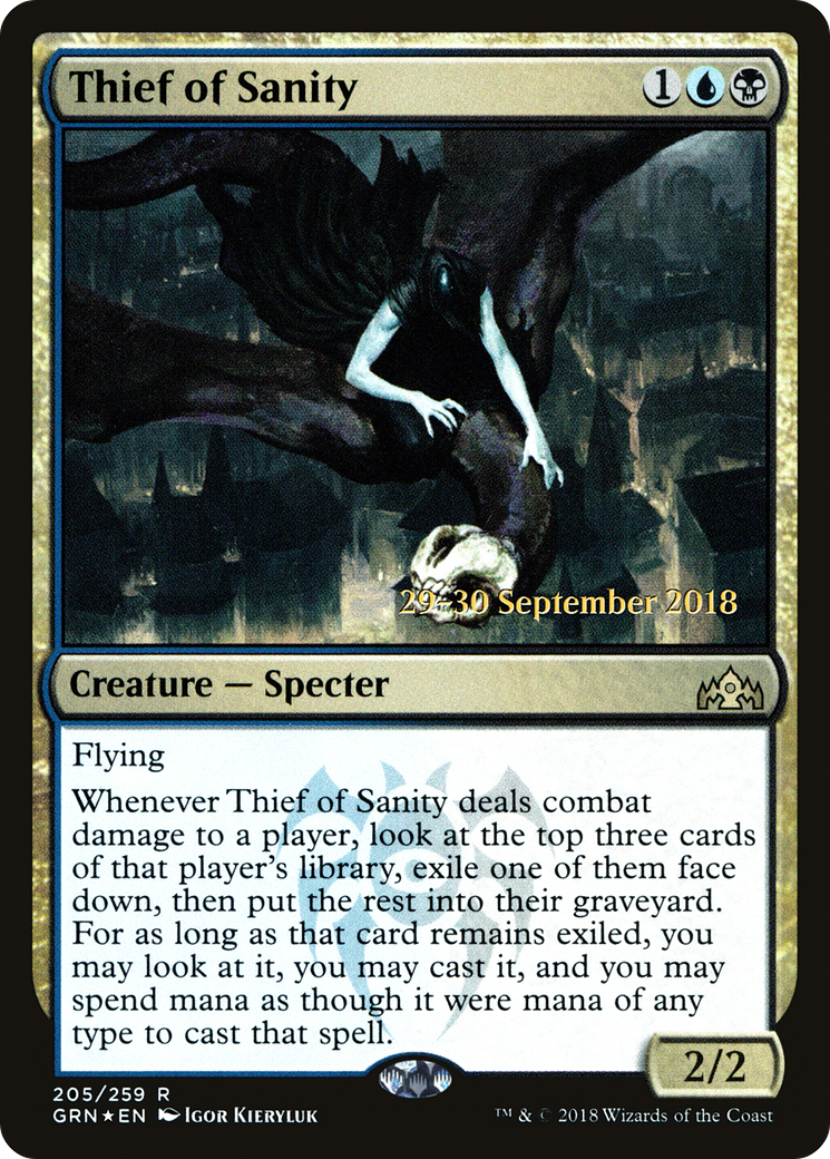 Image of Thief of Sanity (PRE-205) - Guilds of Ravnica Promos Foil