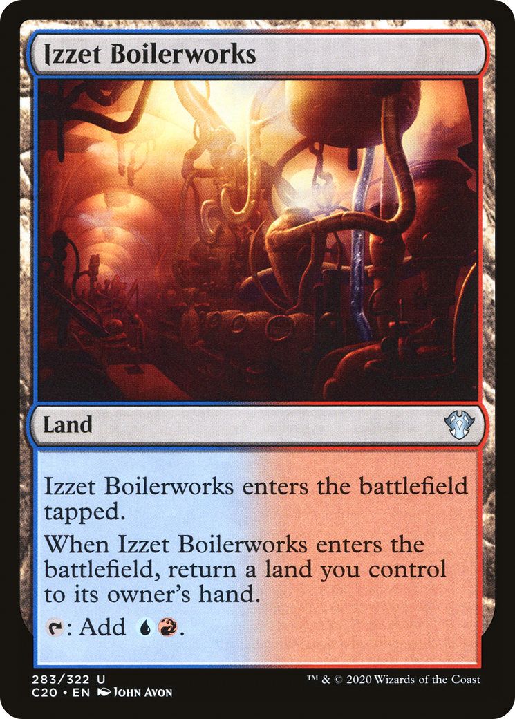 Image of Izzet Boilerworks (C20-283) - Commander 2020