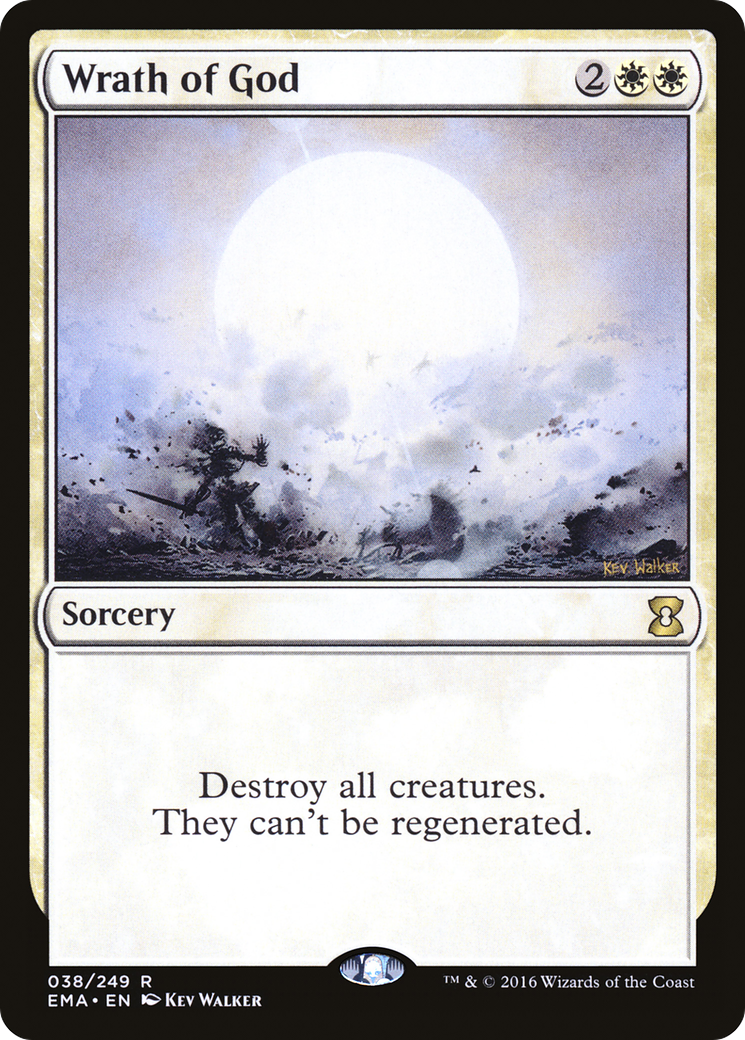 Image of Wrath of God (EMA-038) - Eternal Masters Foil