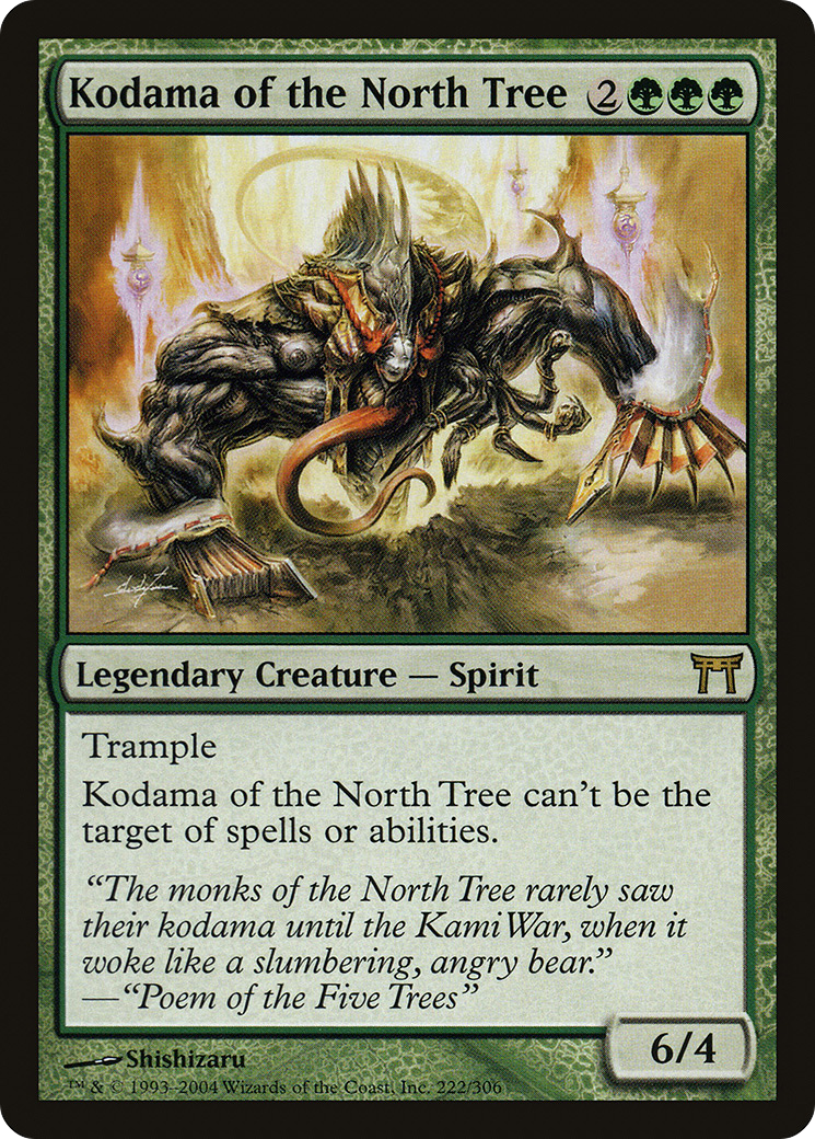 Image of Kodama of the North Tree (CHK-222) - Champions of Kamigawa Foil